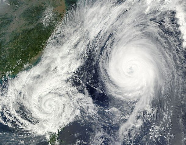Two hurricanes
