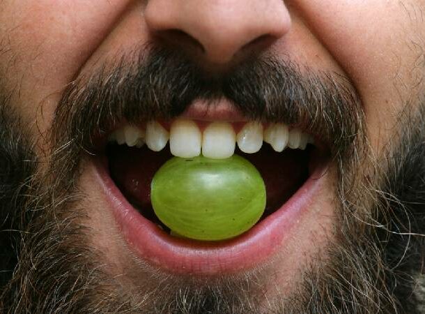 Grape in Mouth