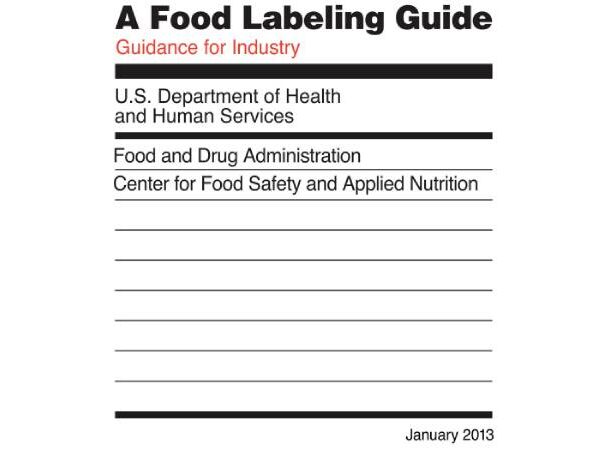 Nutrition labels are an FDA requirement