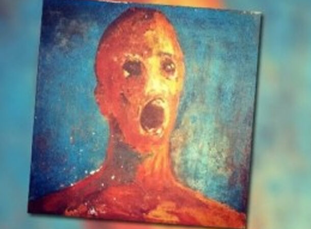 The Anguished Man Painting