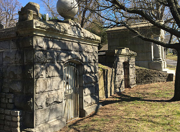 Jonathan Reed and his wife's Brooklyn tomb