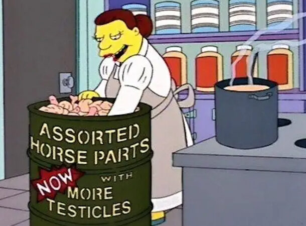 Simpsons Horse Meat