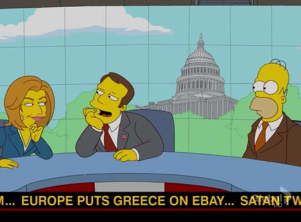 Simpsons Selling Greece