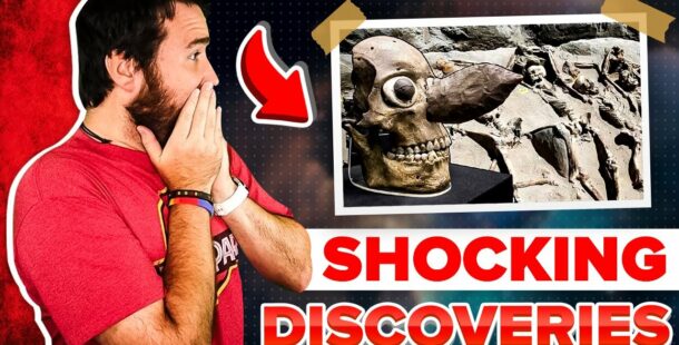 A person reaction's on the shocking artifacts