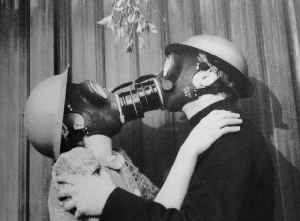 mistletoe and gas masks