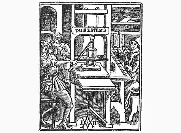 Renaissance printing press
