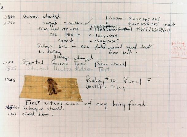 The First Computer Bug