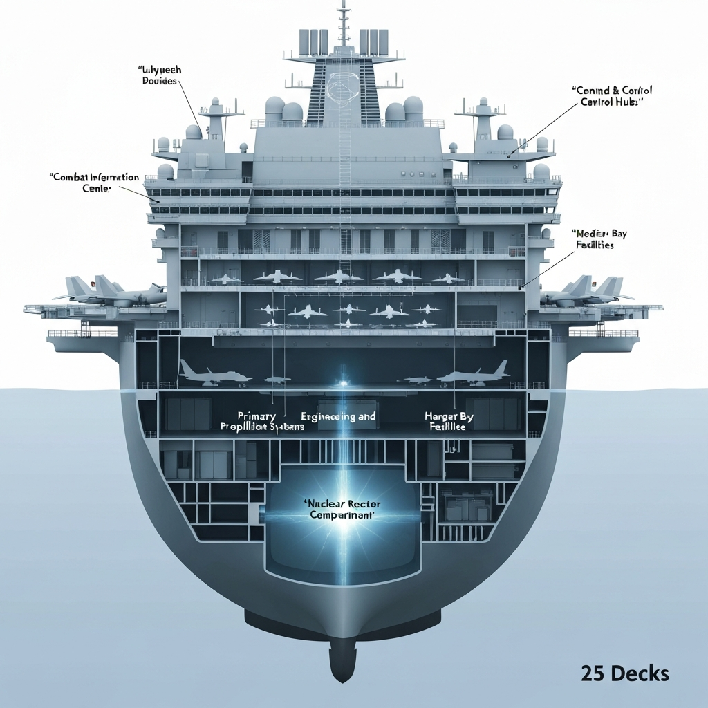 Discover What's Inside USS Gerald R. Ford's Hull | List25