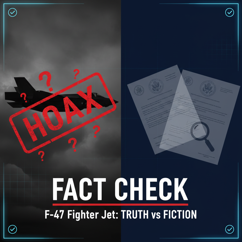 F-47 Fighter Jet Fact Check: Trump's Announcement Hoax Exposed | List25
