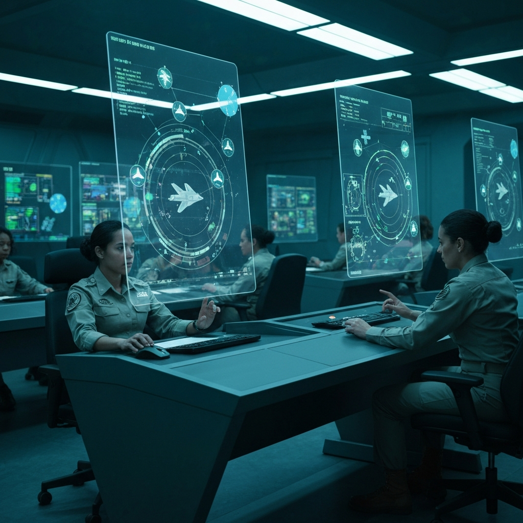 ABMS Integration: F-22 Raptors Link With Space Sensors - Rea