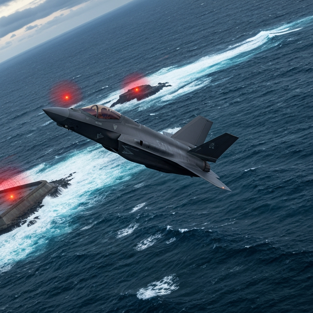 F-35 Lightning II: SEAD Dominance Over Pacific Naval Air Def